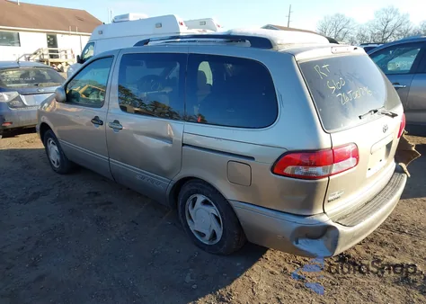 2003 Toyota Sienna Le z USA, uszkodzony, nr VIN 4T3ZF13C33U545871